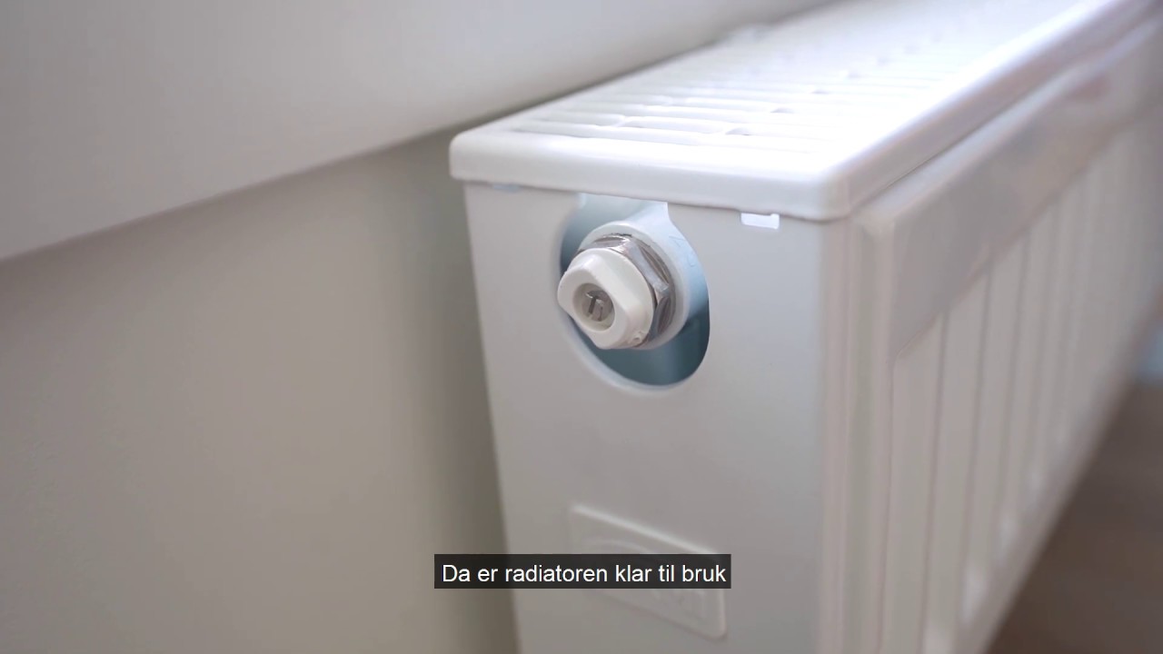 Justering av radiatorer og varmeanlegg
