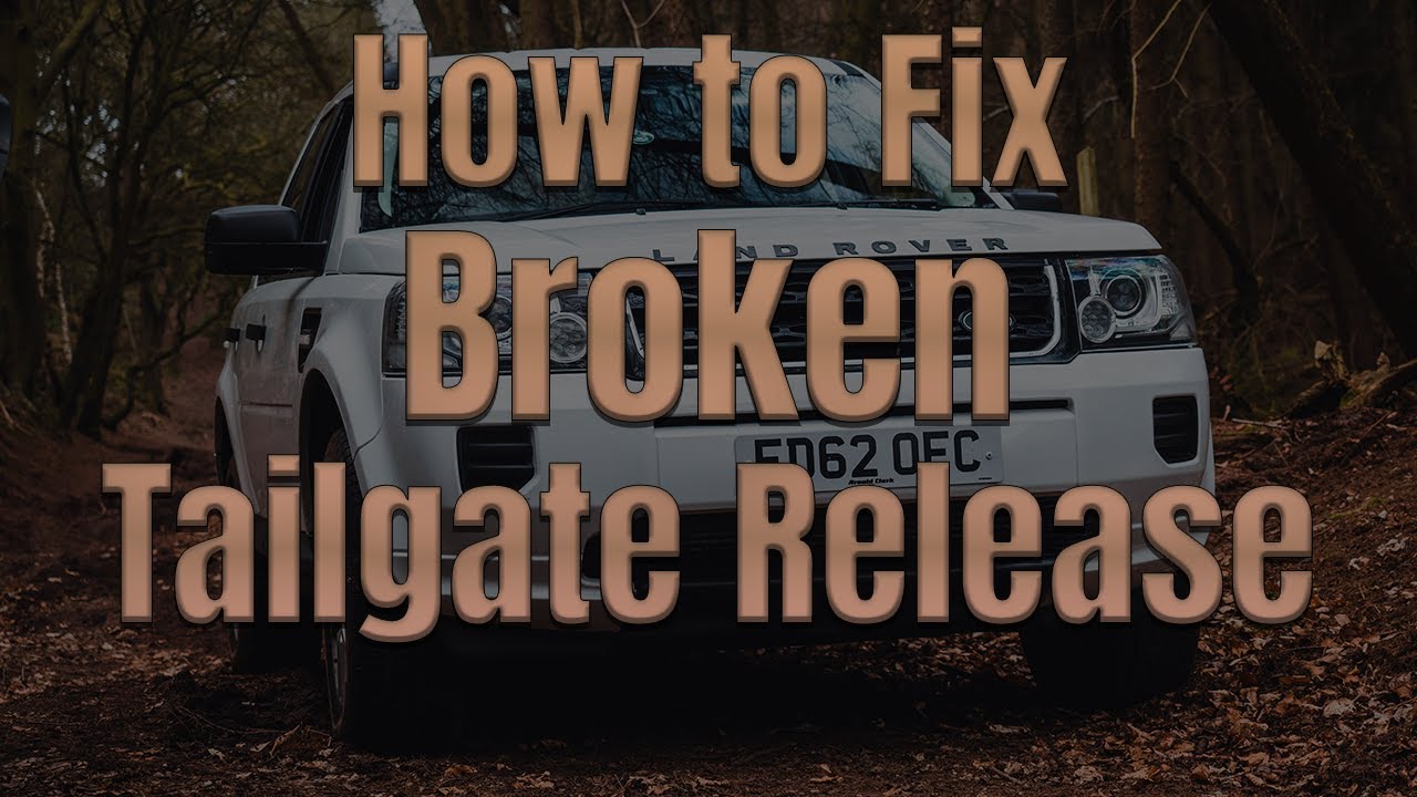 How to Fix Broken Tailgate Release & How to Replace Tailgate Struts | Freelander 2 | Jay Tee