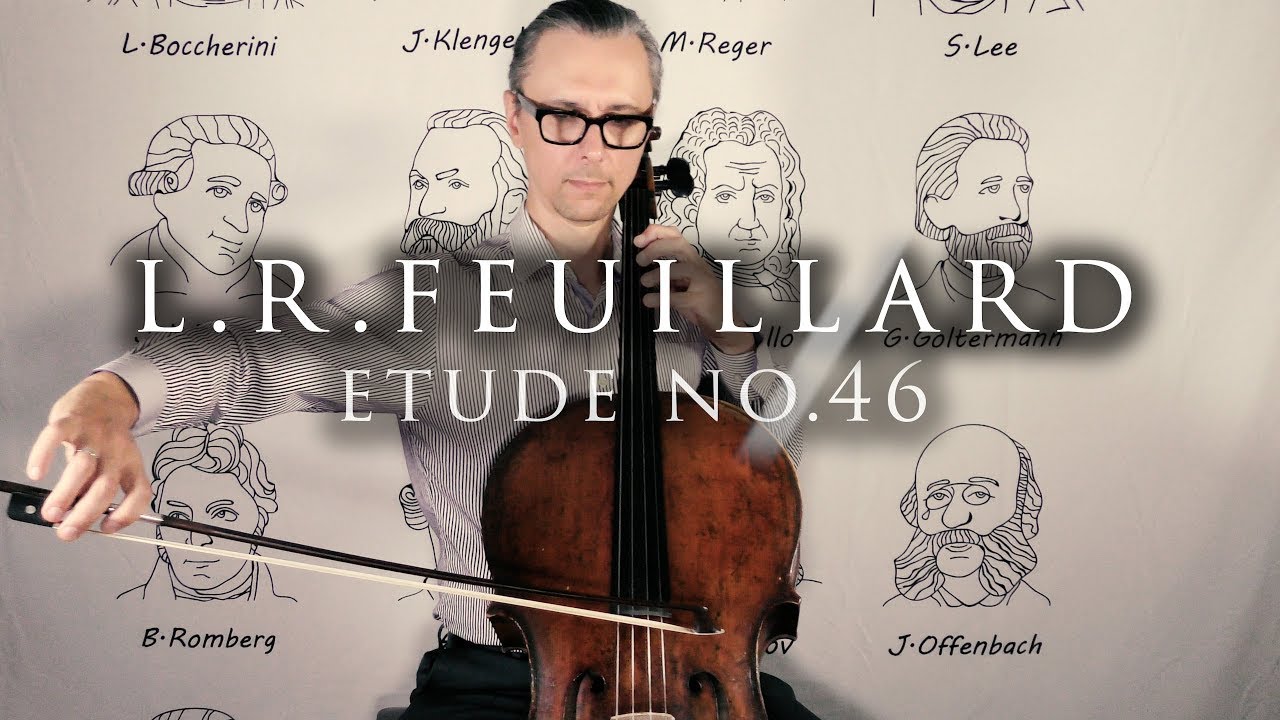 L.R. Feuillard Etude no 46 🎻 Cello Exercises for Beginners 🎻 Cello Method for the Young Cellist