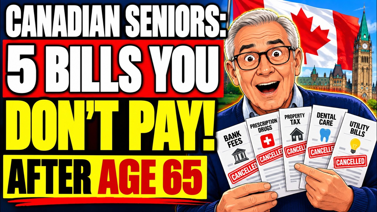 Canadian Seniors Over 65: 5 Bills You Could Pay Less For in 2026 (Government Benefits Most Miss!)