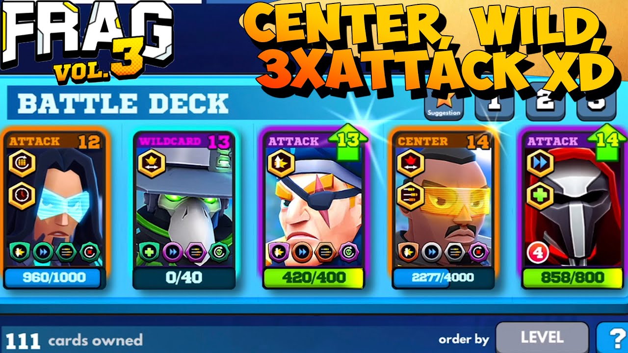 FRAG Pro Shooter Vol.3 - Wild, Centre, 3x Attack XDD😁Gameplay🔥(iOS,Android)