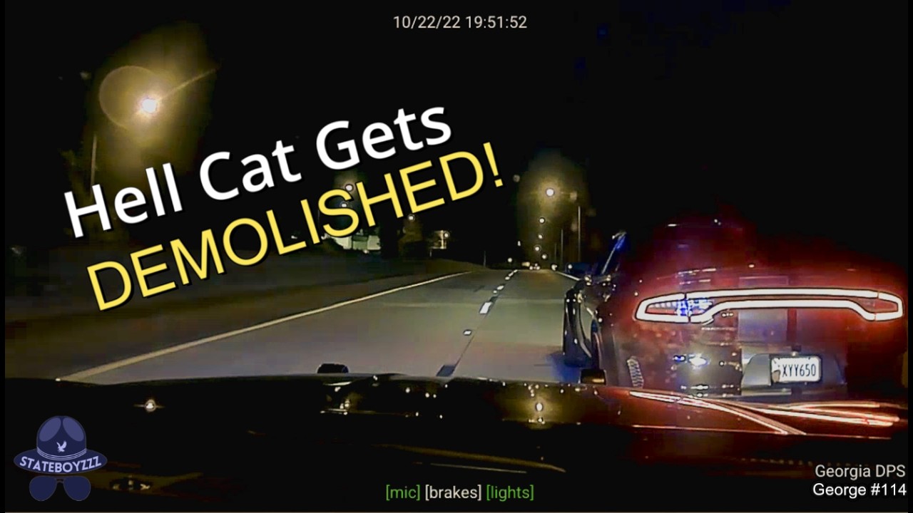 Патрульная служба штата Джорджия задержала убегающего от «Адского кота» рэмбола и прекратила погоню.