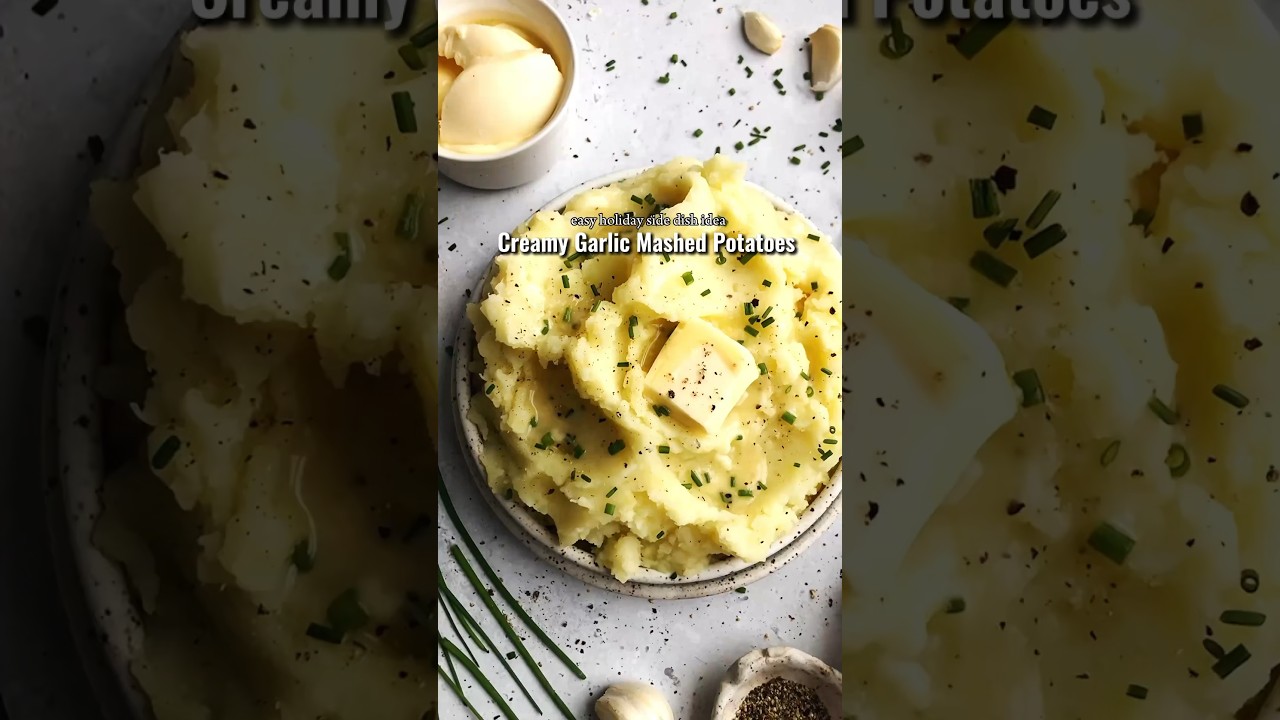 Creamy Garlic Mashed Potatoes  
