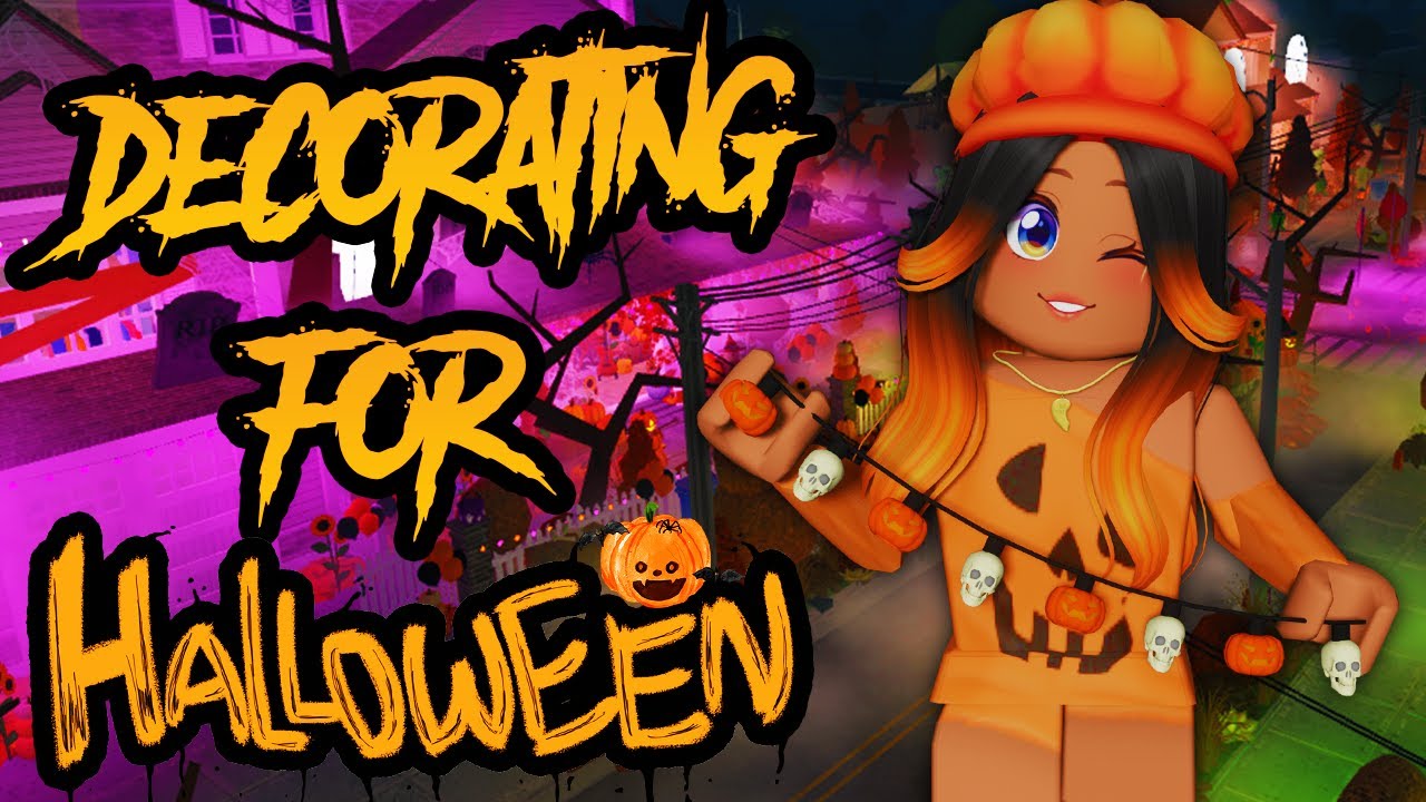 🎃 *DECORATING* My House For *HALLOWEEN* on BLOXBURG 🏡 | Roblox