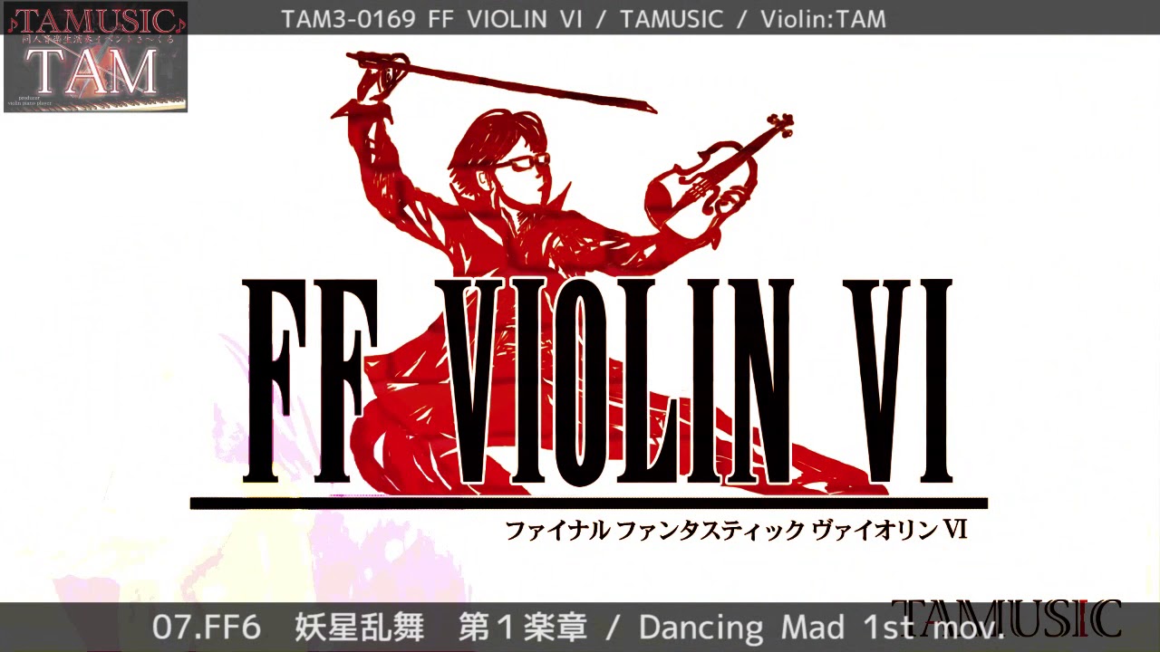 ファイナルファンタジー16曲メドレー / FF VIOLIN medley / TAMUSIC