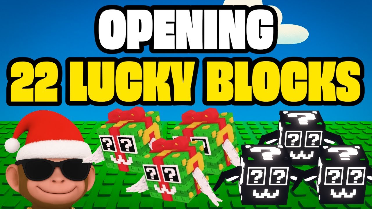 Opening a FULL BASE of LUCKY BLOCKS In Steal a Brainrot..   