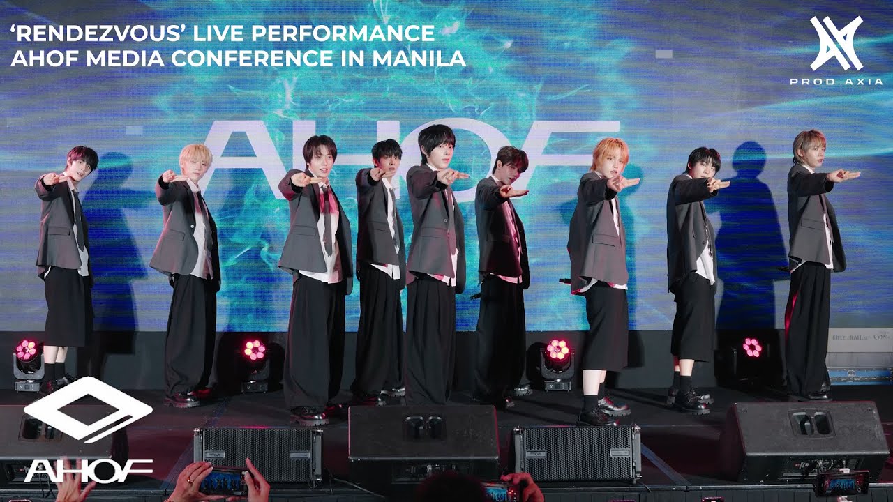 [AXIA LIVE] AHOF (아홉) 'Rendezvous’ 082925 Live Performance Fancam @ Manila Media Con 