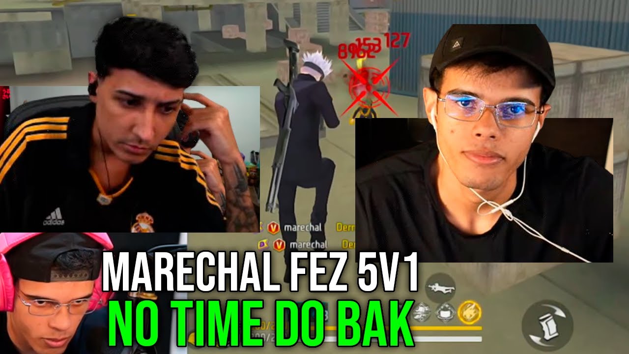 MARECHAL FEZ 5V1 NO TIME DO BAK!!! 6X6 APOSTADO - FREE FIRE