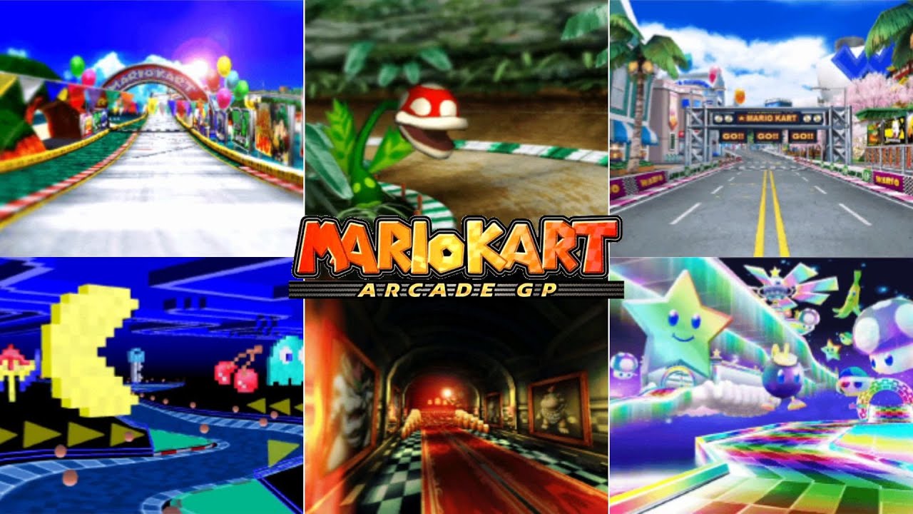 Mario Kart Arcade GP // Full Walkthrough (Grand Prix) - All 6 Cups
