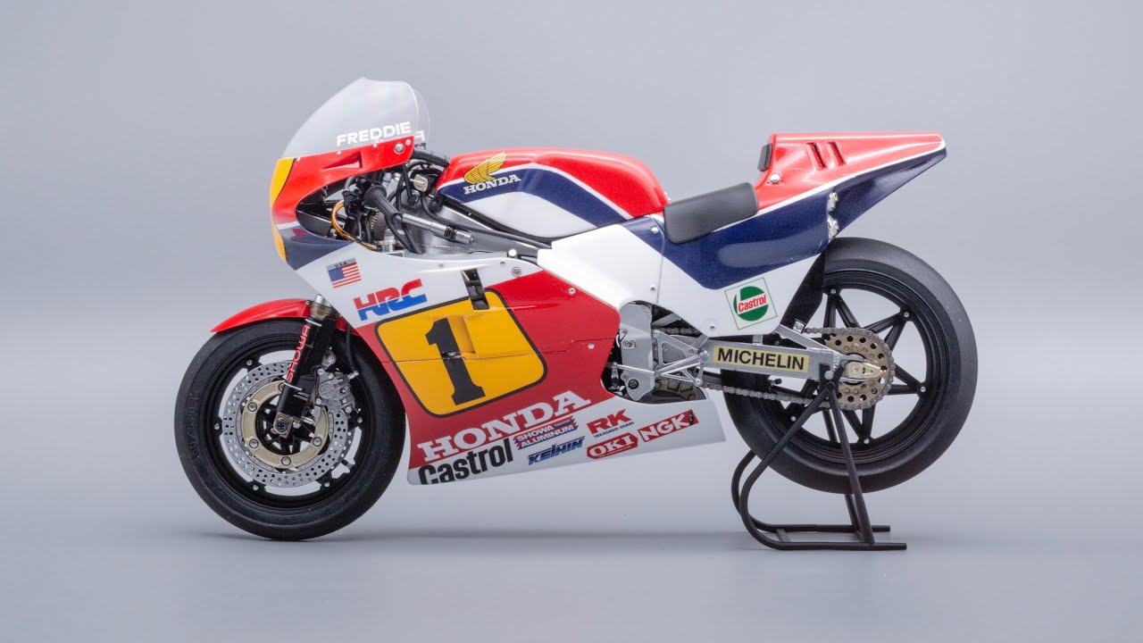 Honda NSR500 '84 - Building a scale motorcycle//バイクモデルの製作//摩托车模型制作  -【EN/JP/CHN Sub】