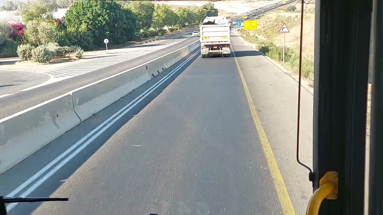 מעפולה לטבריה דרך מחלף גולני Afula to Tiberias via Golani int. (roads 65 & 77)
