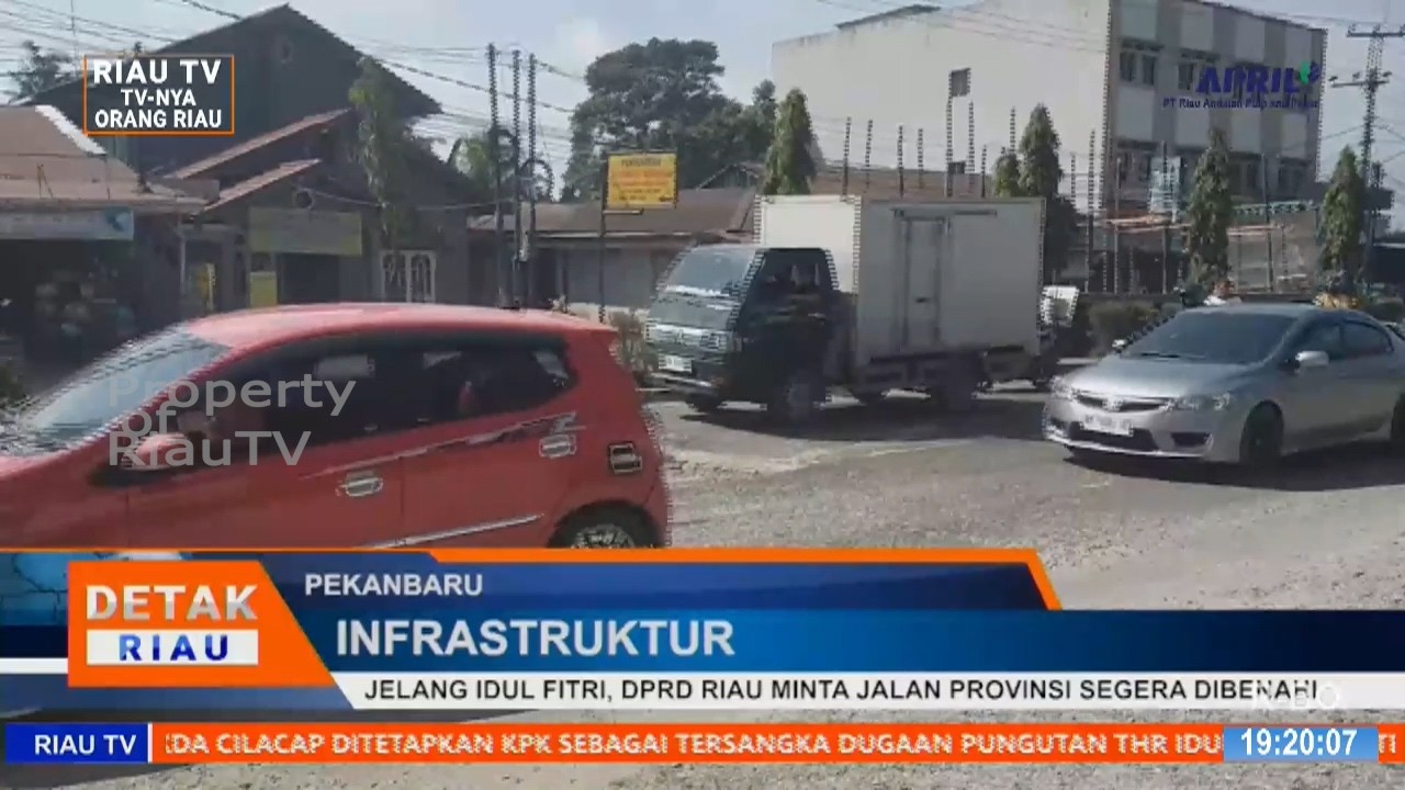 JELANG IDUL FITRI, DPRD RIAU MINTA JALAN PROVINSI SEGERA DIBENAHI