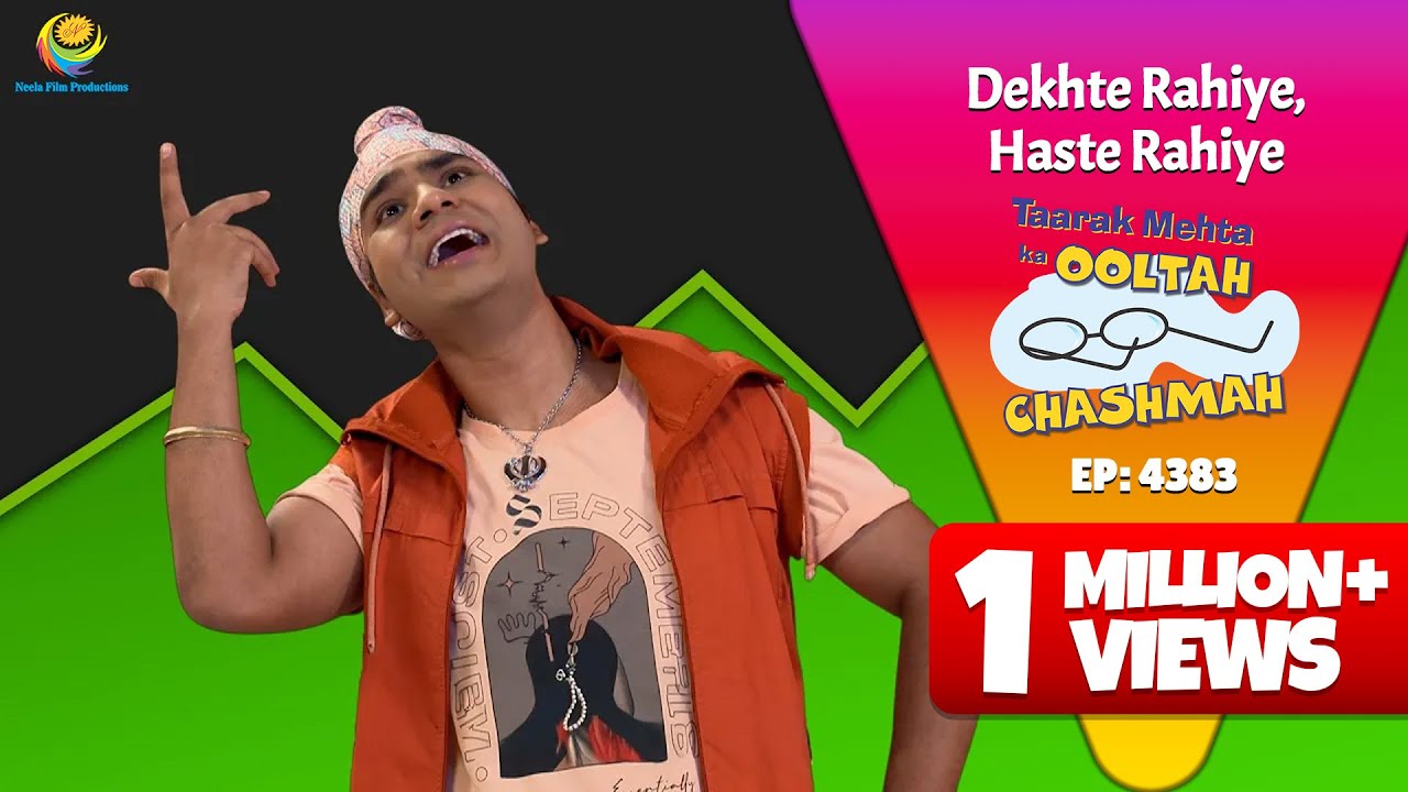 NEW! Ep 4383 - Gogi ko Lag Chuki hai Satte ki Aadat? | Taarak Mehta ka Ooltah Chashmah | तारक मेहता