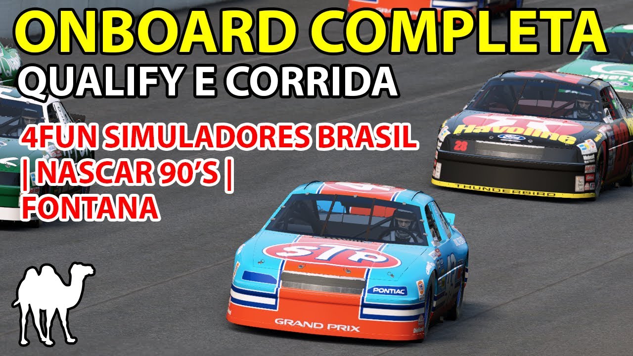 AUTOMOBILISTA 2 - ONBOARD - 4FUN SIMULADORES BRASIL | NASCAR 90'S | FONTANA