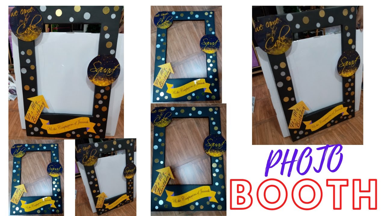 Diy Photo Booth Frame Selfie Frame For Birthday Party