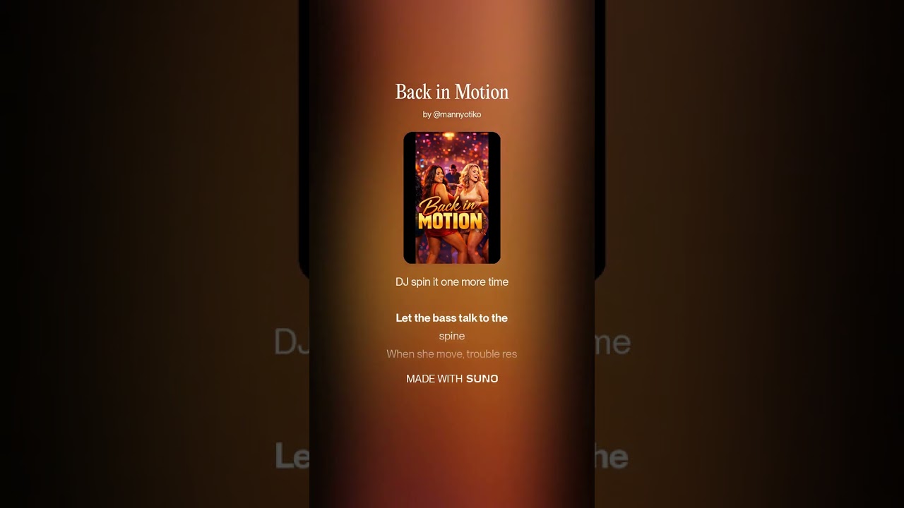 Back in Motion by Afolabi O
