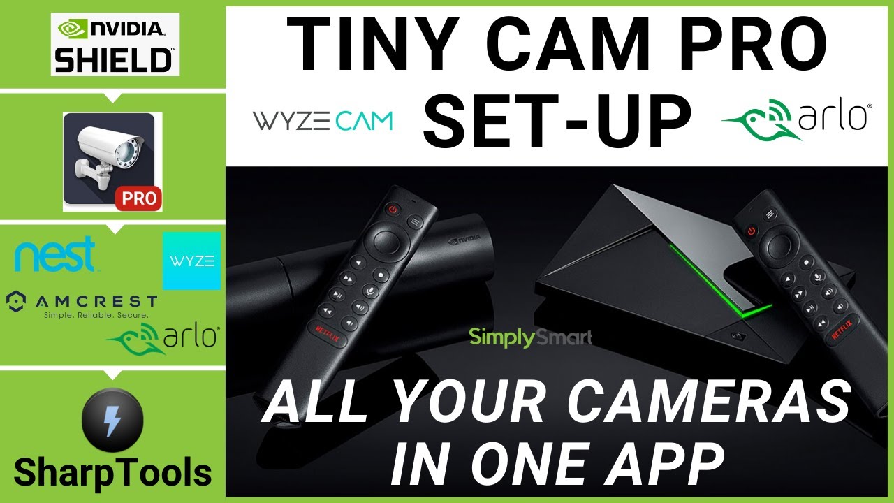 Nvidia Shield Tiny Cam Set-Up | Stream to SharpTools Dashboard (2020)