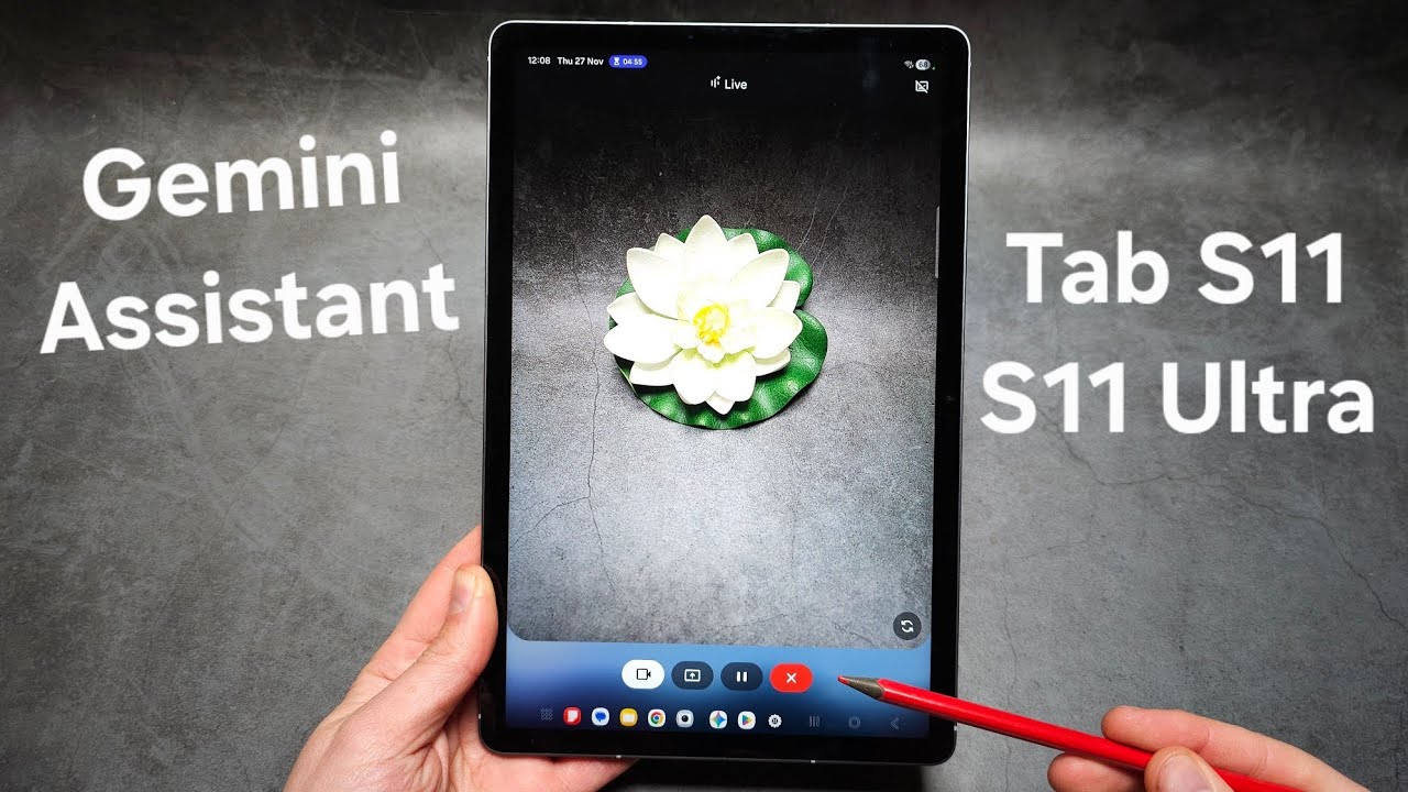 Как настроить и использовать Gemini AI Assistant на Samsung Galaxy Tab S11 / S11 Ultra