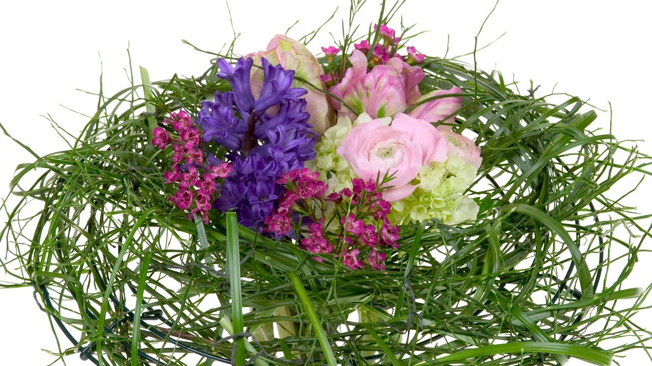 Nested Hand-Tied Floral Bouquet