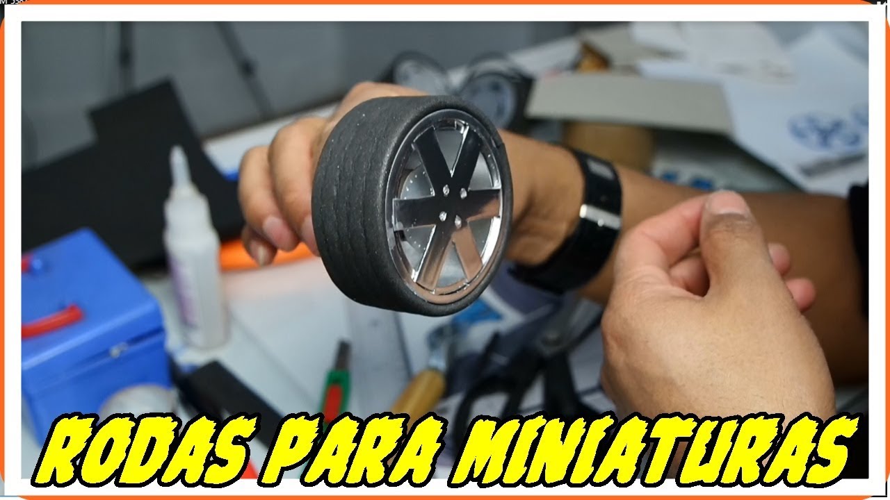 Como fazer RODAS para Miniaturas? Passo a Passo