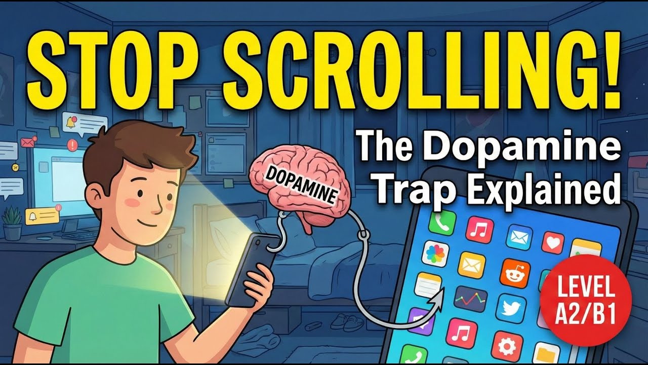 Why Your Phone is a Trap | Easy English Podcast (A2/B1)