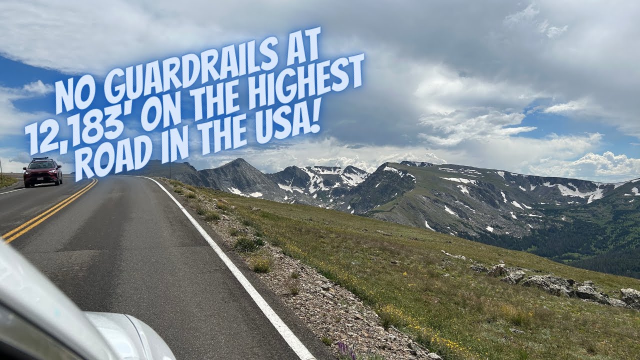 Driving The Highest Elevation Paved Road Trail Ridge Road 12,183 Feet Rocky Mountain National Park