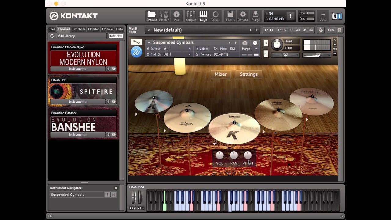 Wavesfactory Suspended Cymbals