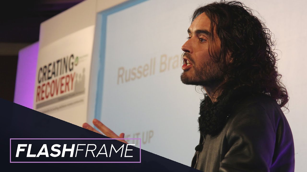 Russell Brand speech on drugs, addiction & recovery