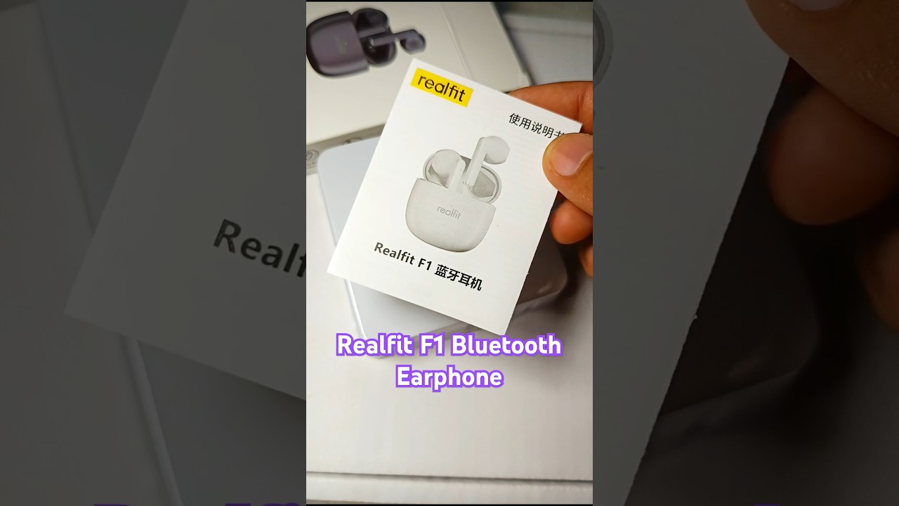 Realfit F1 Bluetooth Earphone 🔊 Wireless Earbuds #realfit #bluetoothearphones