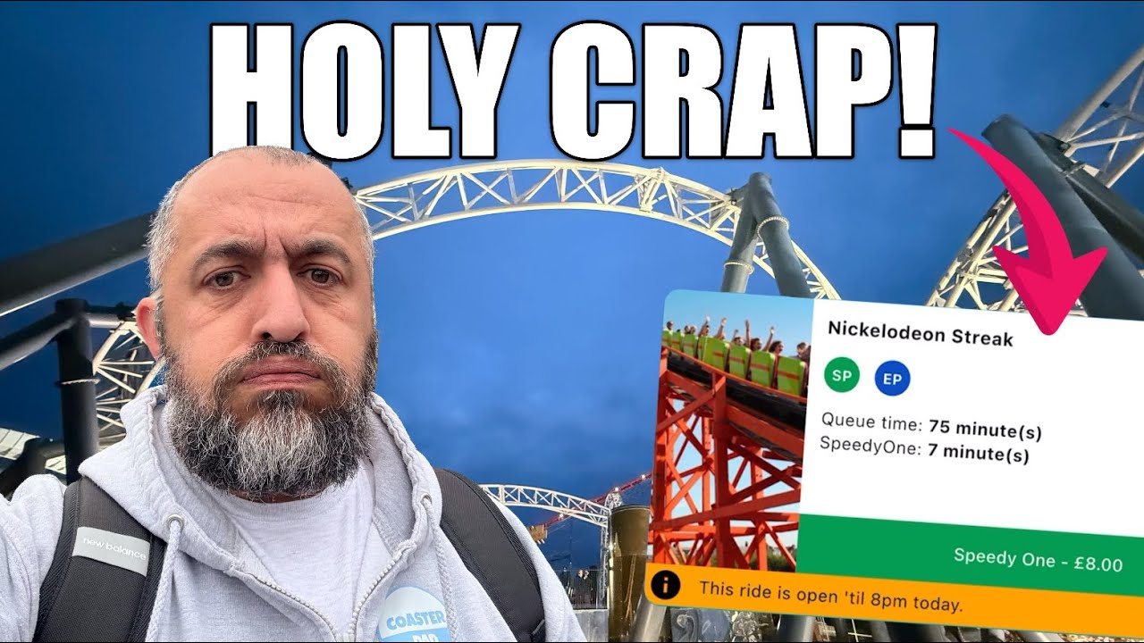 INSANE Queues and Stunning Views! Blackpool Pleasure Beach After Dark