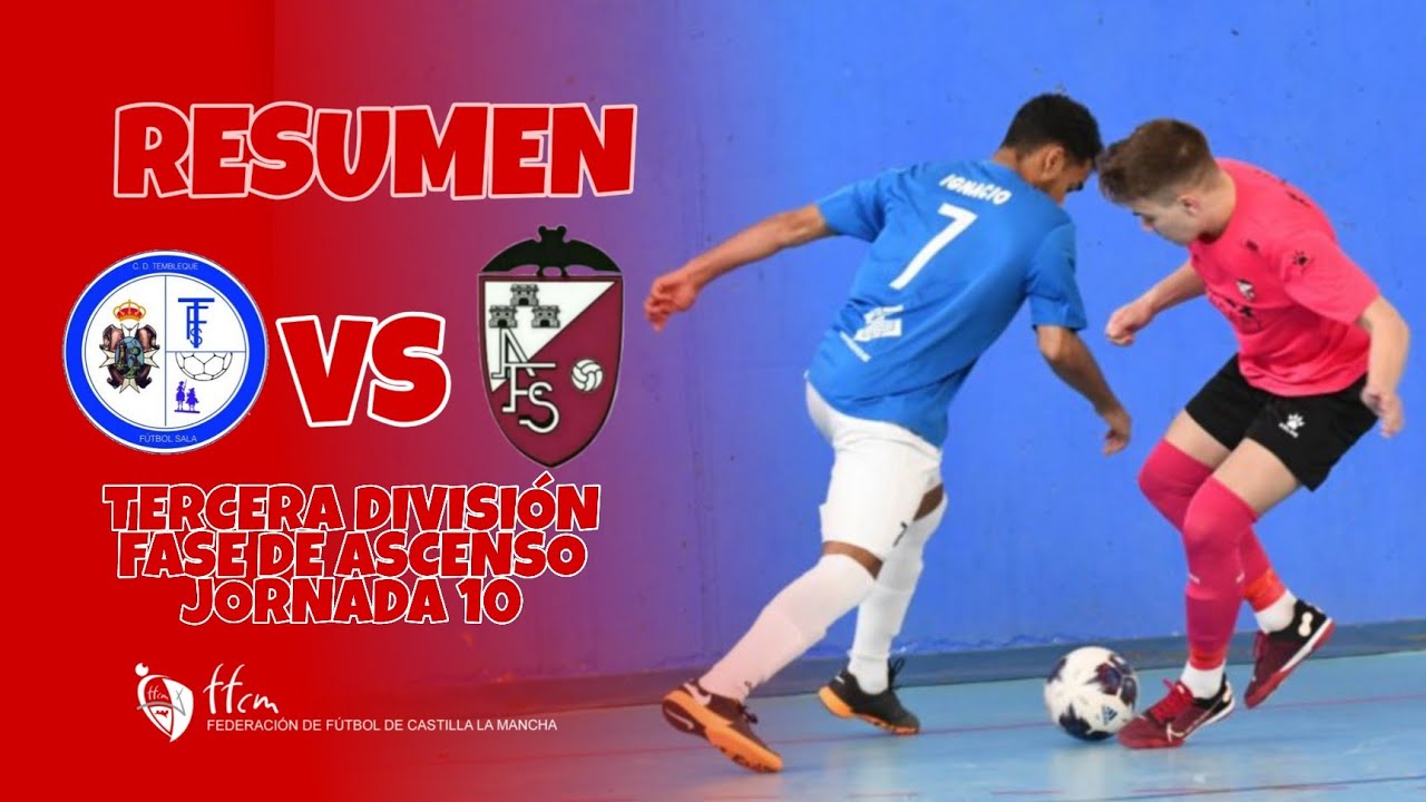Resumen CD Tembleque FS - Albacete FS (3-3). Jornada 10. Fase de ascenso.