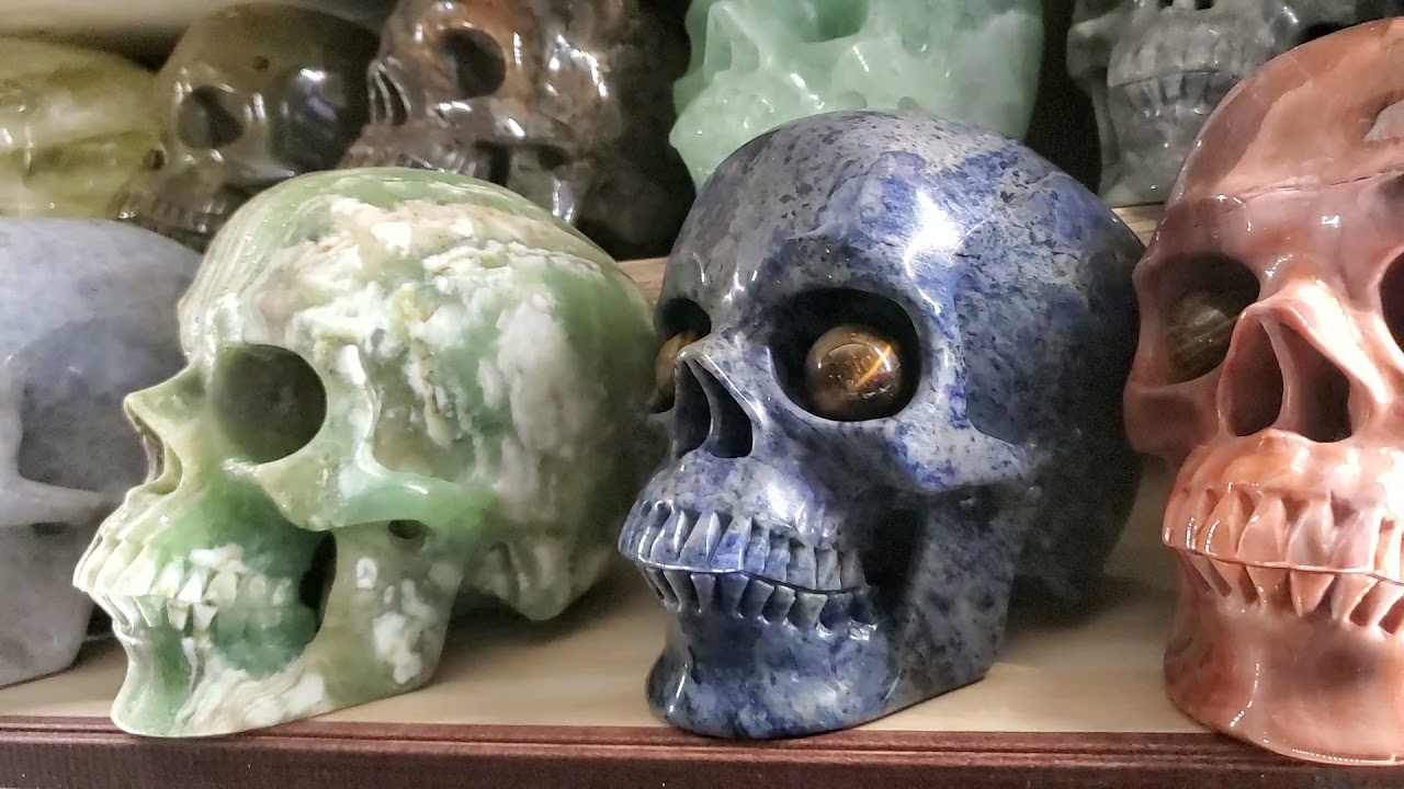 just a video of my crystal skull collection if anybody is interested