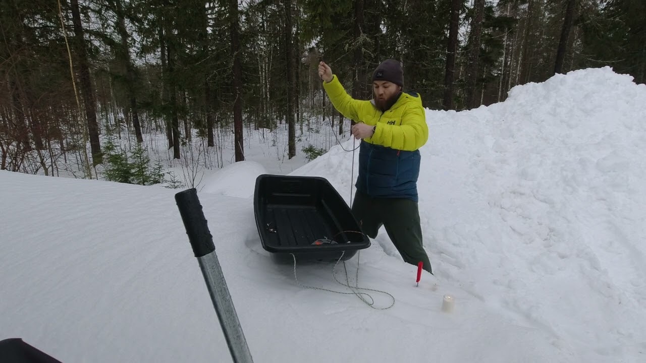 Edullinen ahkio talviretkeilyyn