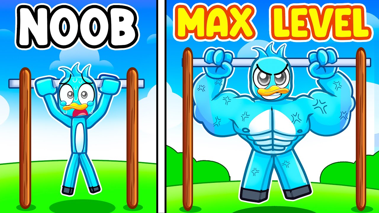 MAX LEVEL Strength in Roblox Pull Up Simulator!
