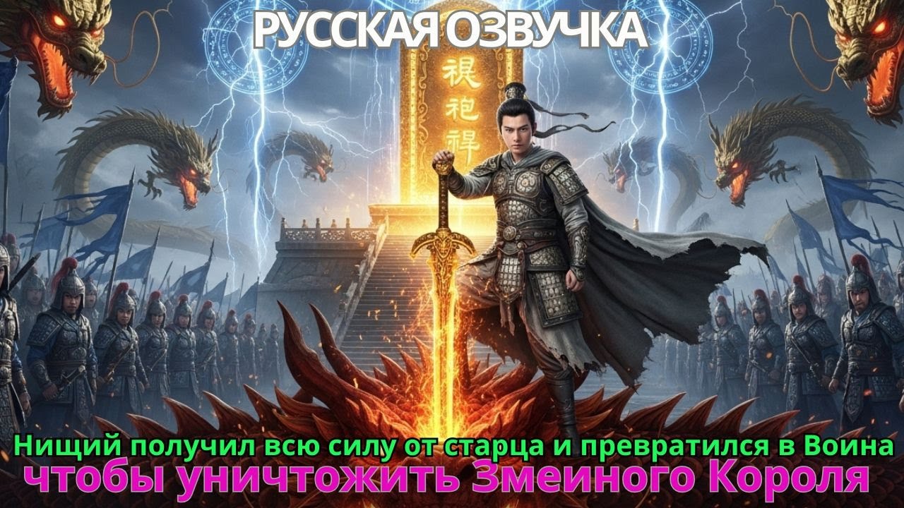Нищий получил всю силу от старца и превратился в Воина, чтобы уничтожить Змеиного Короля#дорама