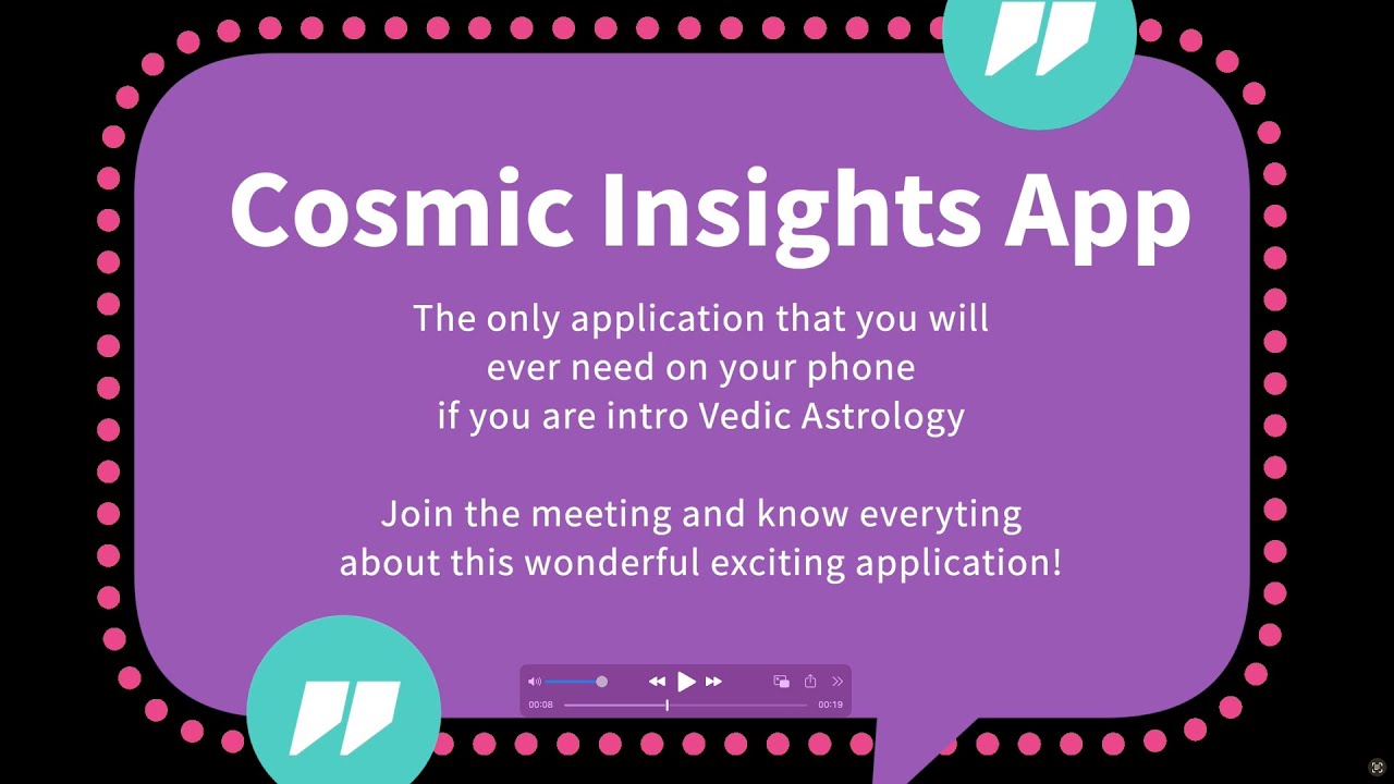 How to use Cosmic Insights app to analyse your birth chart?