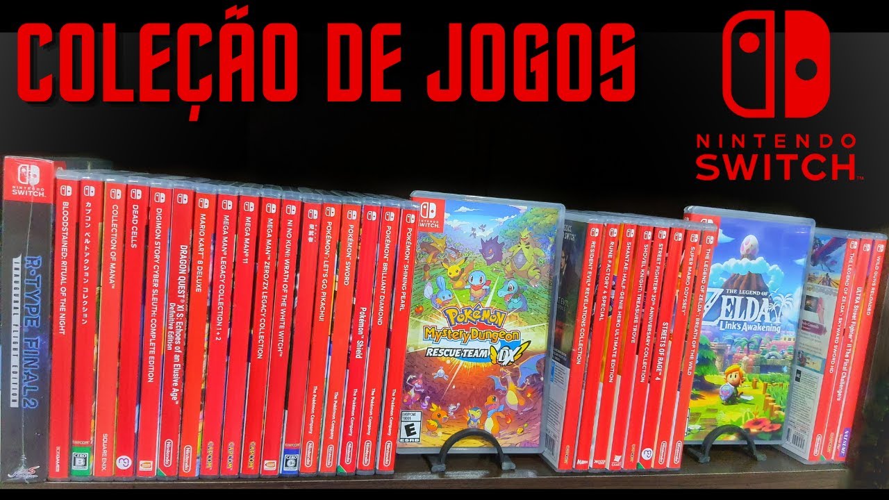 Minha COLEÇÃO JOGOS Nintendo Switch - 2022
