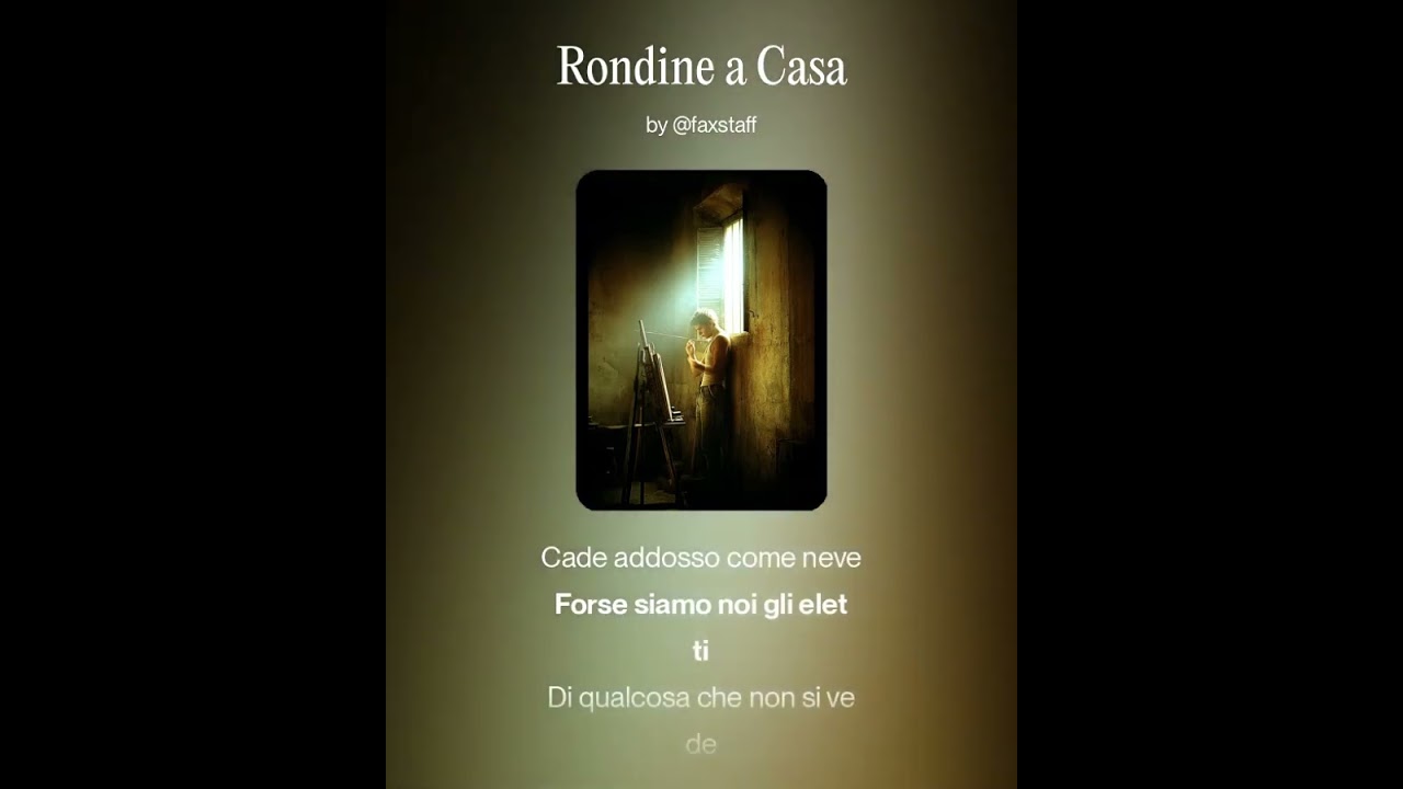 Rondine a Casa