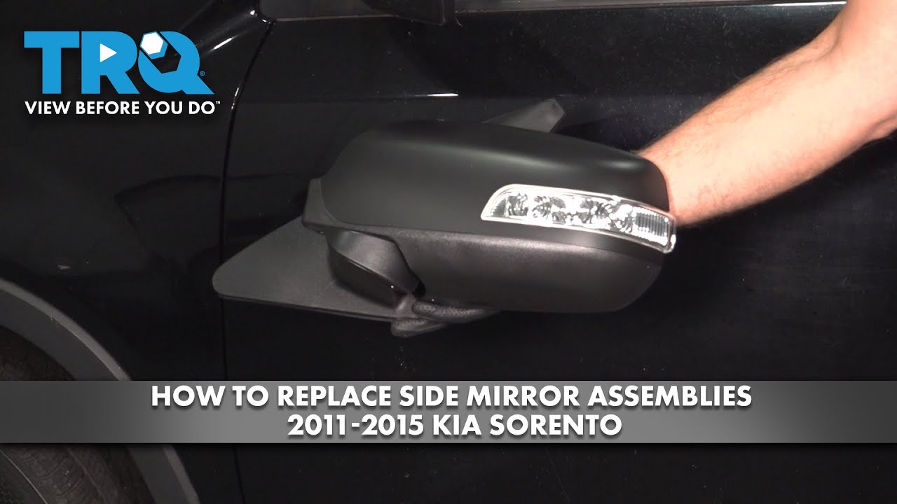 Как заменить боковые зеркала заднего вида на Kia Sorento 2011-2015