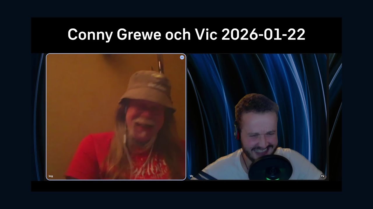 Vinst och opinionsbildning 2026-01-22 | Conny Grewe & Vic Journalist
