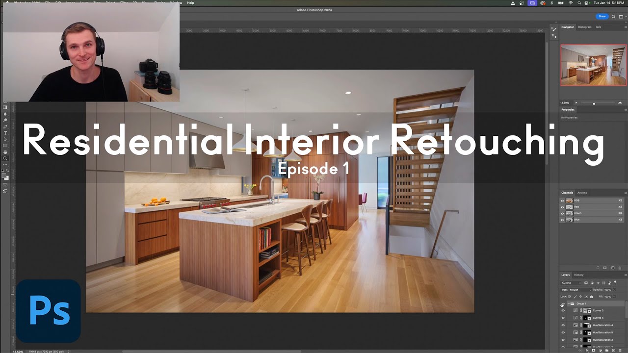 Residential Interior - Retouching Tutorial (ep. 1)