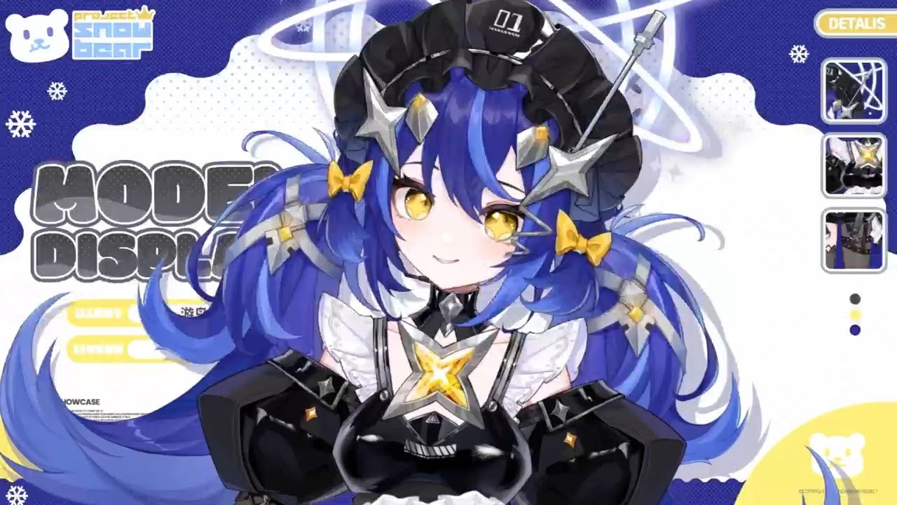 【Live2D Showcase】バーチャルメイド live2D モデル紹介