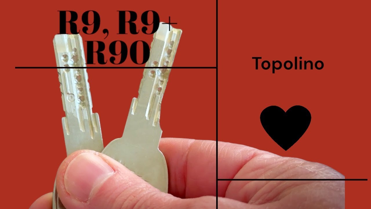 Topolino decoder for lock model R9, R9+ and R90