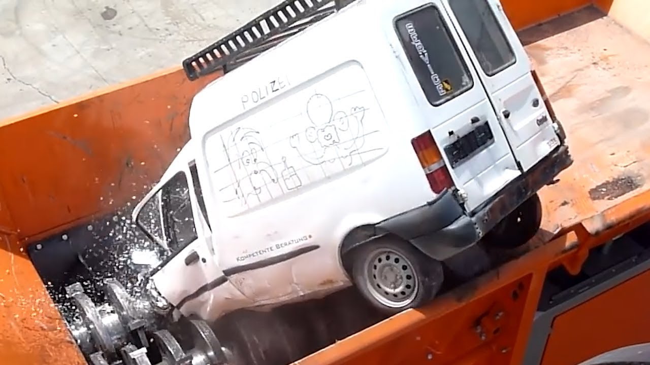 Incredible Dangerous Powerful Shredder & Crusher Machine Crushed Hardest Old Metal Manhole Easily #2