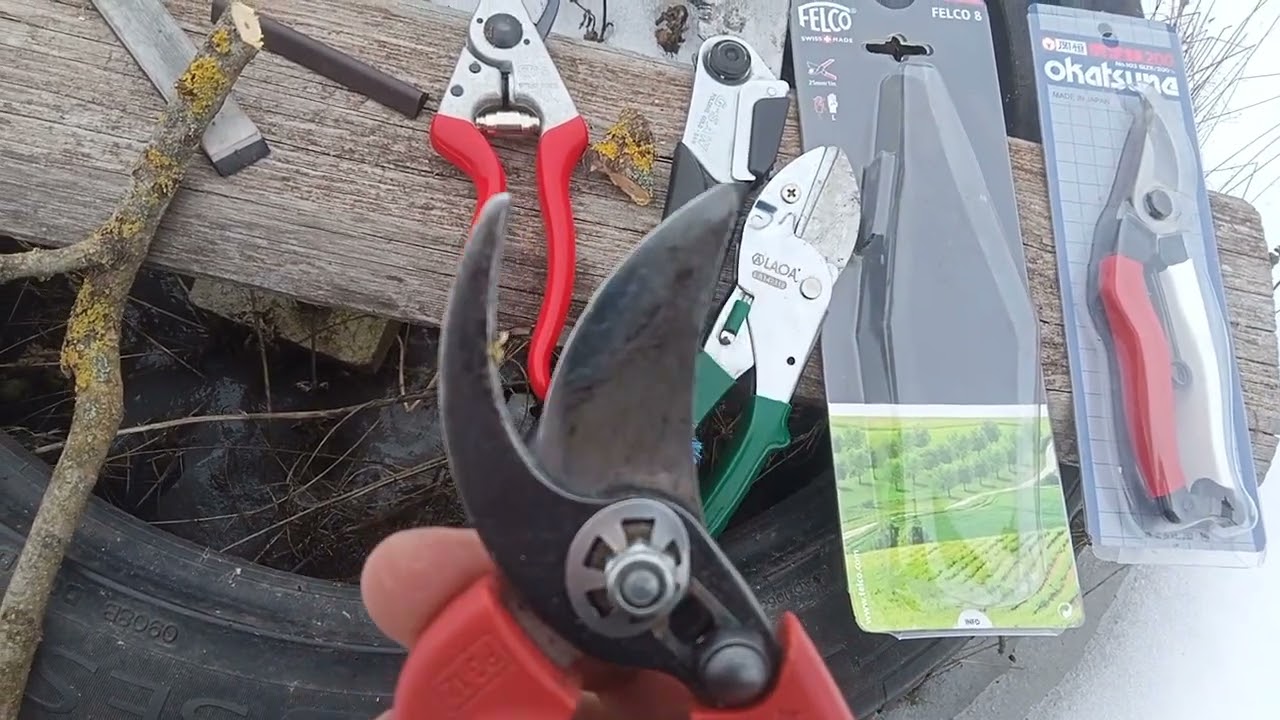 Секатор Bahco PG-12 vs бузок/lilac