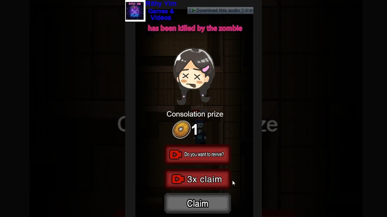 Keep Zombie Away Games ep1(I just Start Play So Funny)