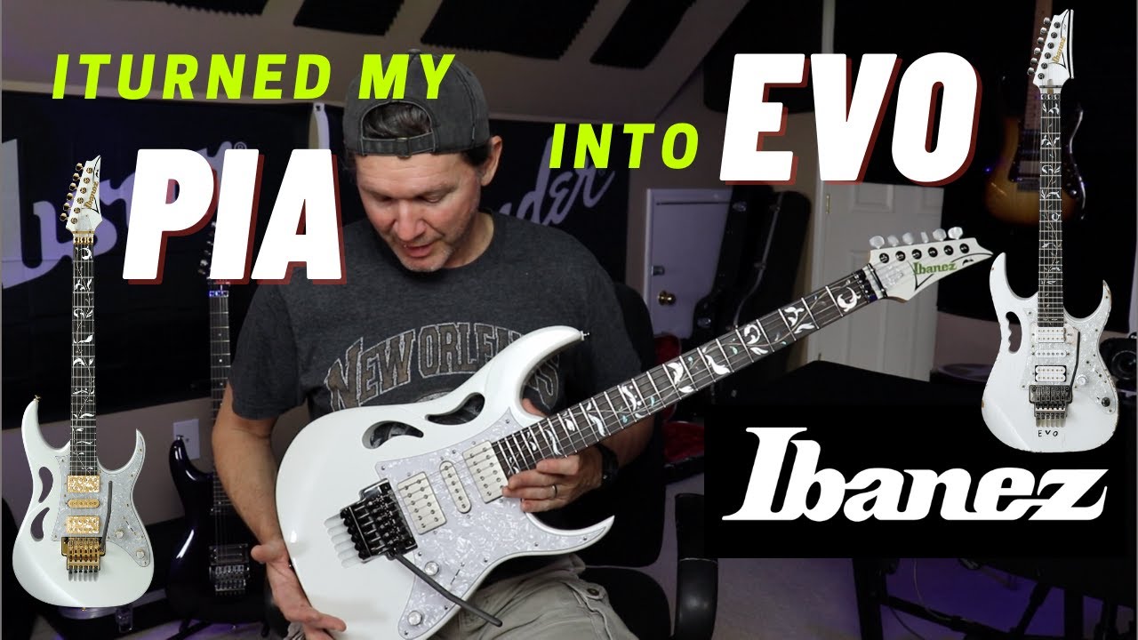 Ibanez PIA "MOD" I Turned my PIA into a Modern EVO
