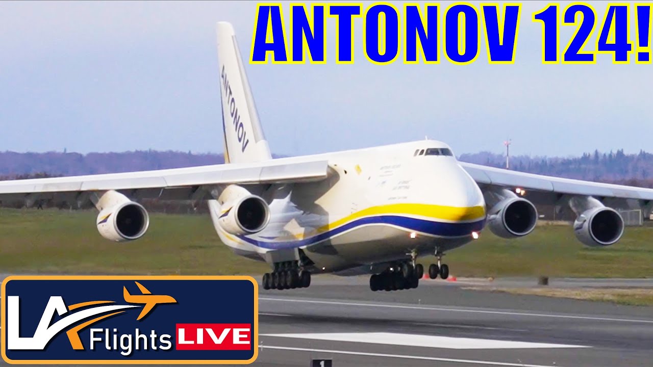 ЗАХВАТЫВАЮЩЕЕ ПРИБЫТИЕ АН-124 В АНКОРИДЖ!