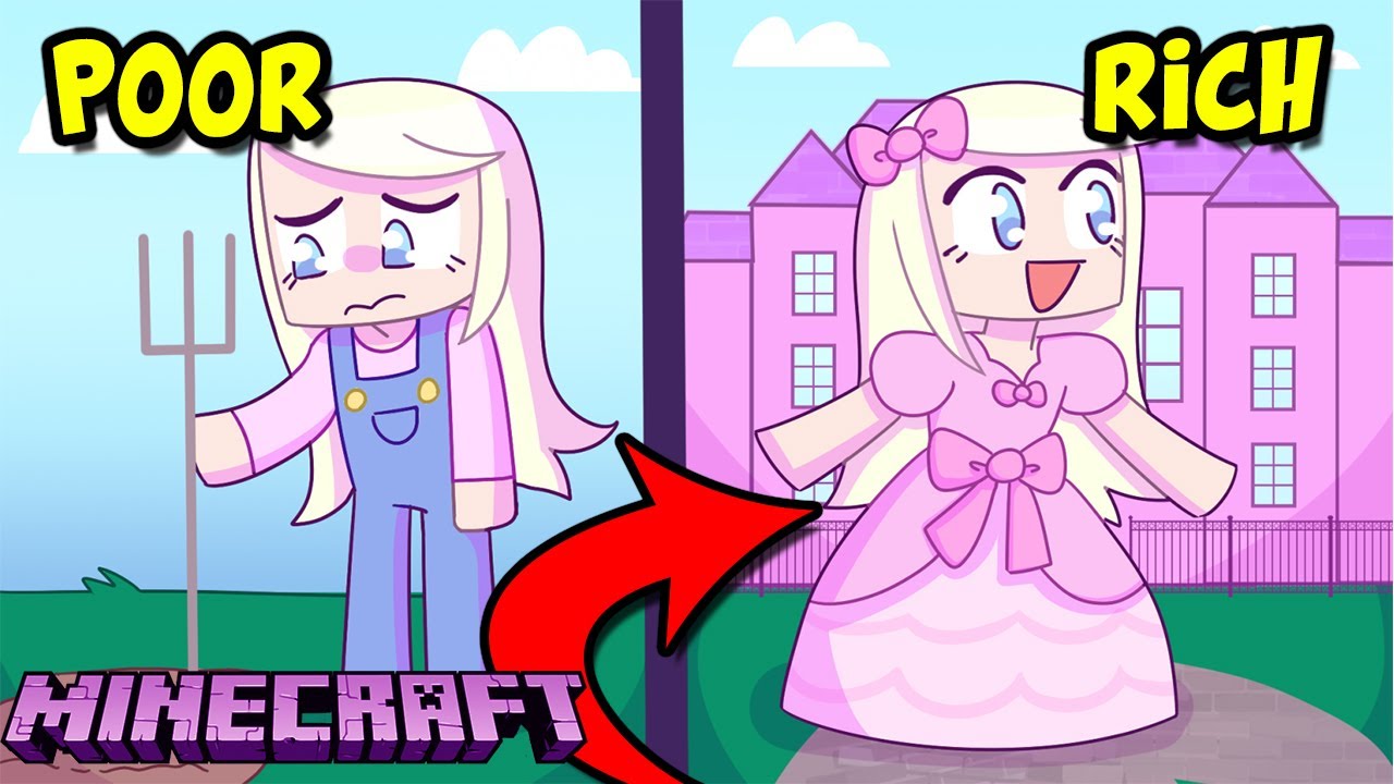 POOR TO RICH IN MINECRAFT (*MINECRAFT ROLEPLAY STORY*)