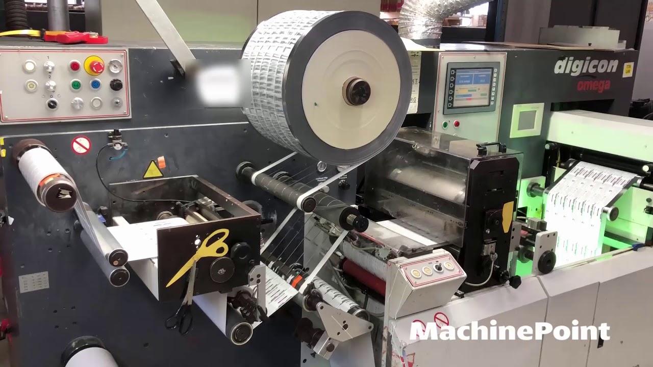 ABG Digicon Used Label Sheeter - Cross Cutting - MachinePoint